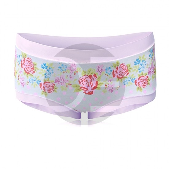 Women Rose Floral Underwear