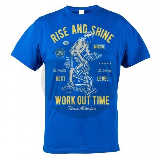 MMA Blue Cotton T-shirt