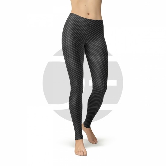 Carbon Fiber Texture Leggings